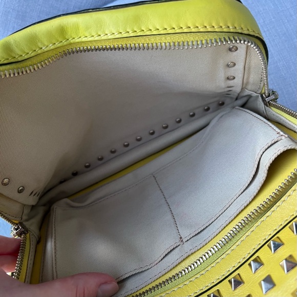 VALENTINO GARAVANI  Calfskin Medium Full Studded Rockstud All Over Backpack - Picture 12 of 13